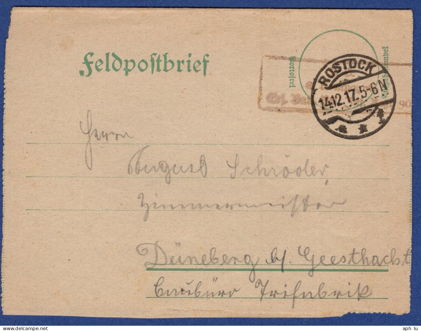 Beleg Feldpost (AD4240) - Feldpost (postage Free)