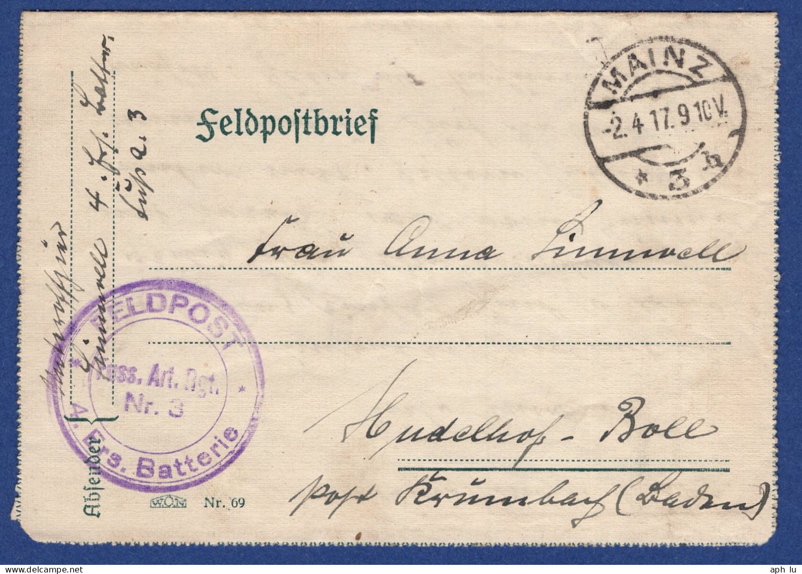 Beleg Feldpost (AD4241) - Feldpost (franchise)