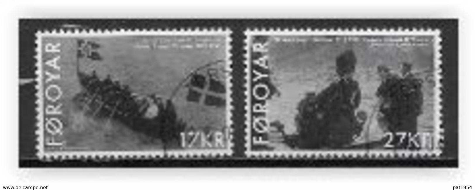 Féroé 2021 N°1015/1016 Oblitérés, Visite Royale De 1921 - Faroe Islands