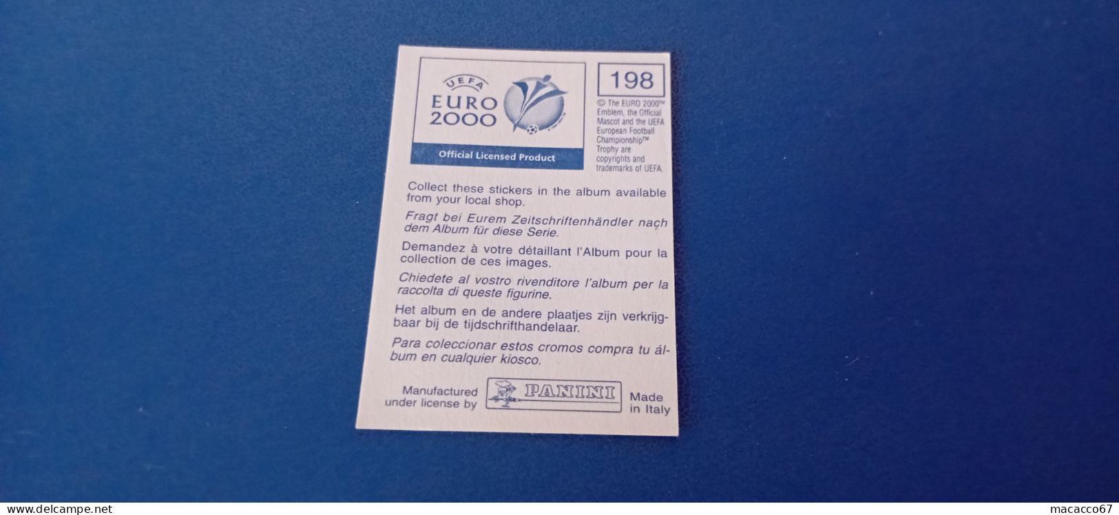 Figurina Panini Euro 2000 - 198 Engonga Spagna - Edition Italienne