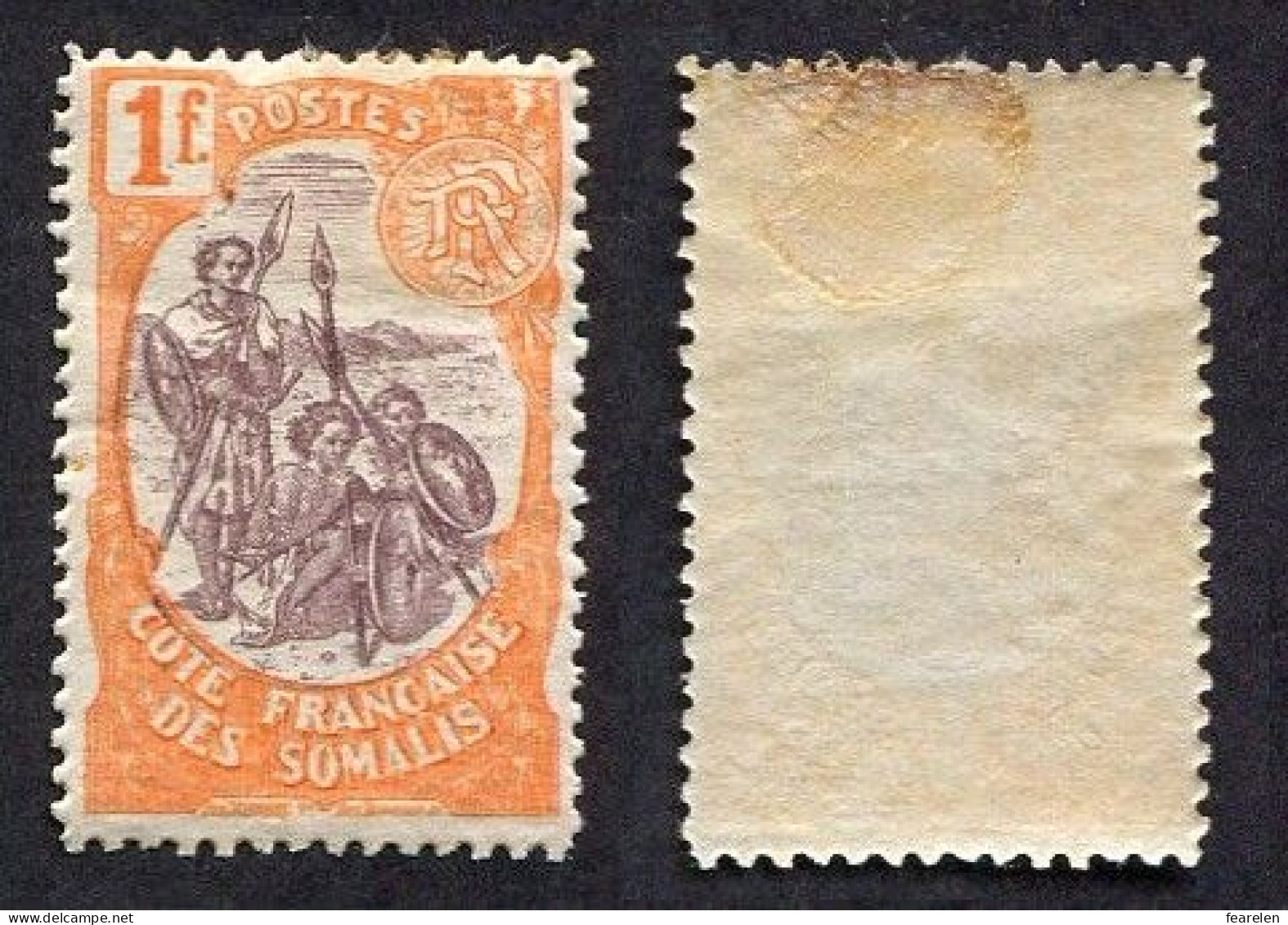 Colonie Française, Cote Des Somalies N°50 Neuf*, Qualité Très Beau - Unused Stamps