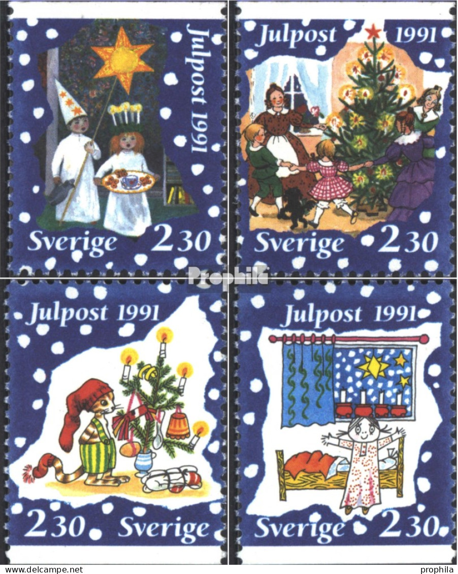 Schweden 1692-1695 (kompl.Ausg.) Postfrisch 1991 Weihnachten - Nuovi