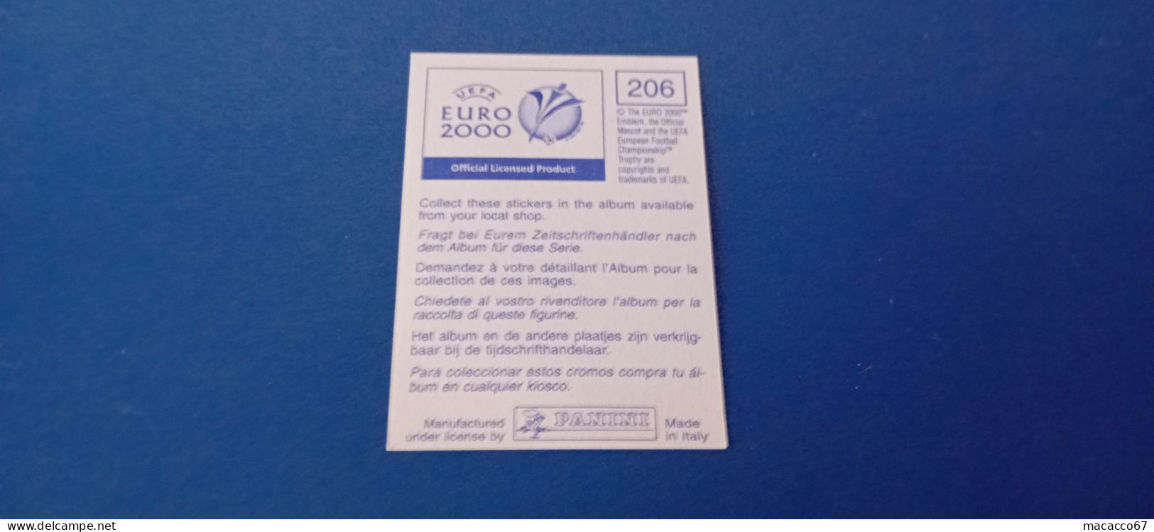 Figurina Panini Euro 2000 - 206 Raul Spagna - Edition Italienne