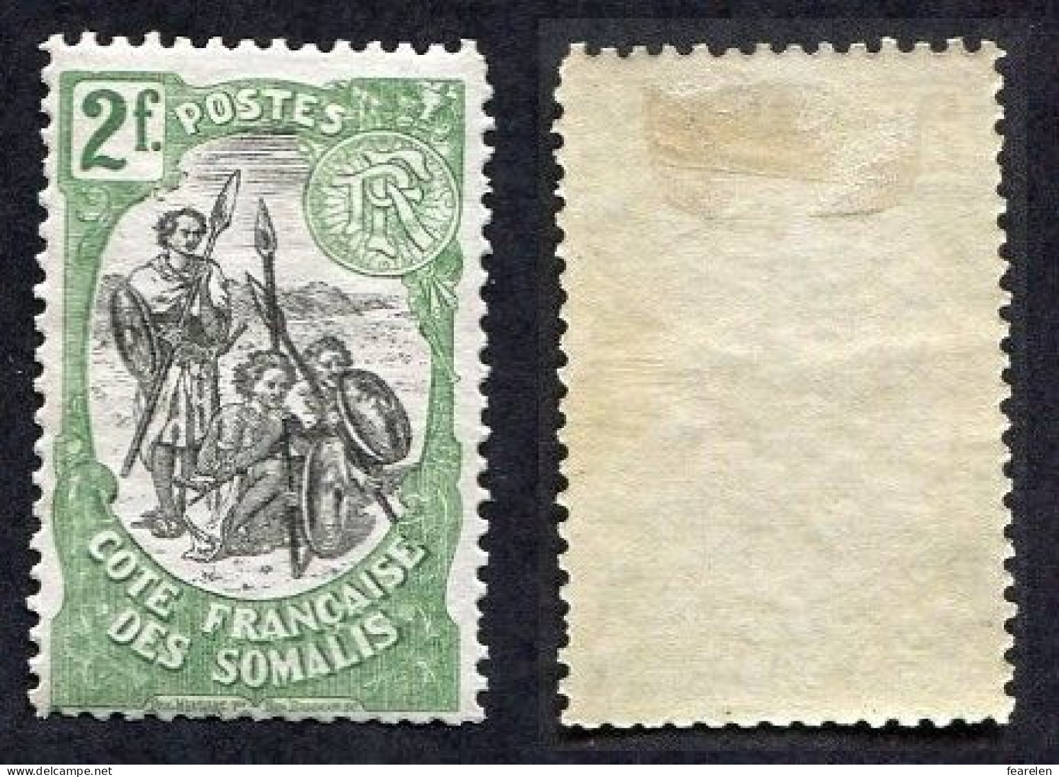 Colonie Française, Cote Des Somalies N°65 Neuf*, Qualité Très Beau - Unused Stamps