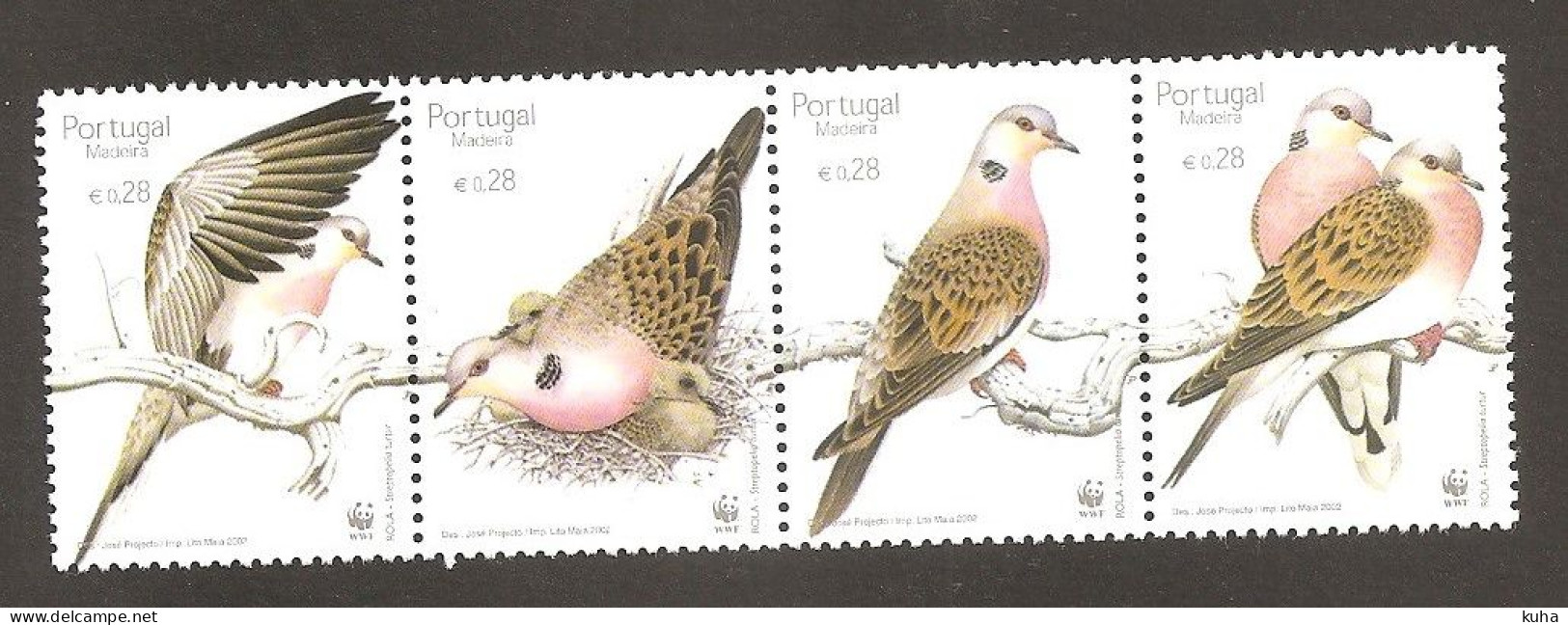 Portugal Birds   MNH - Otros & Sin Clasificación