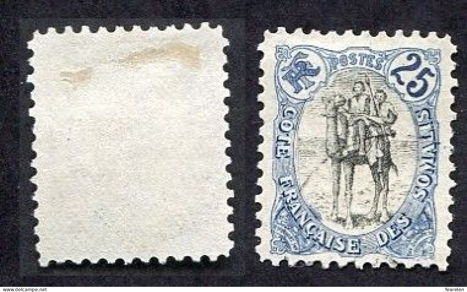 Colonie Française, Cote Des Somalies N°60 Oblitéré, Qualité Très Beau - Used Stamps