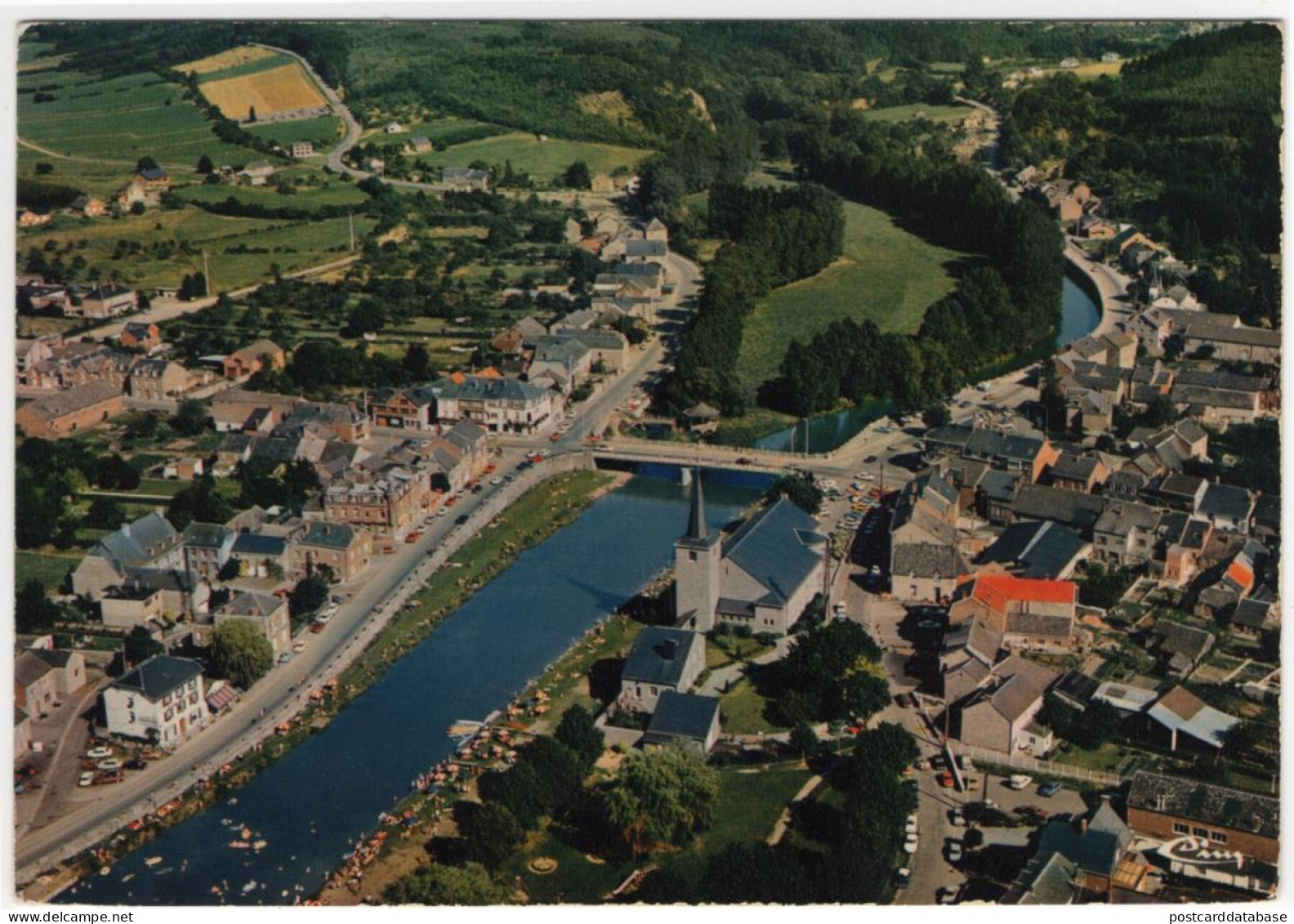 Hotton-sur-Ourthe - Panorama Aérien Avec Le Plan D'eau - & Air View - Hotton