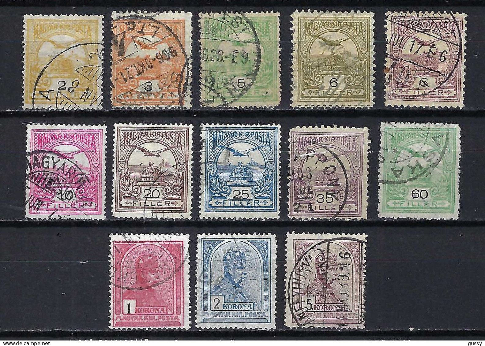 HONGRIE Ca.1900-1913: Lot D' Obl. - Used Stamps