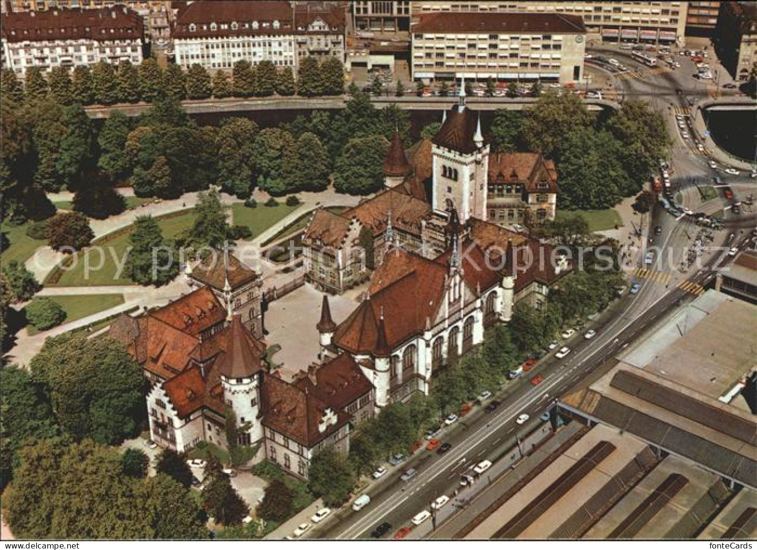 11891219 Zuerich Fliegeraufnahme Schweizer Landesmuseum Zuerich - Sonstige & Ohne Zuordnung