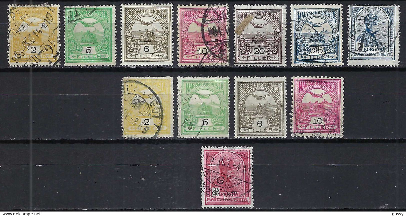 HONGRIE Ca.1900-1913: Lot D' Obl. - Used Stamps