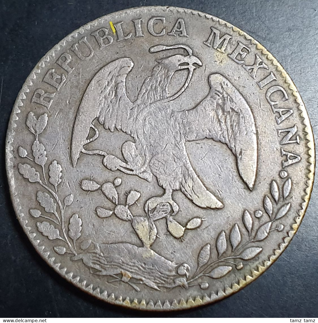 Mexico First Republic 8 Reales 1856 Go PF Guanajuato Mint - Mexique