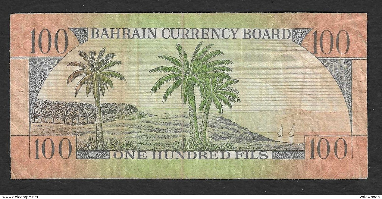 Bahrain - Banconota Circolata Da 100 Fils P-1a - 1964 #19 - Bahrain