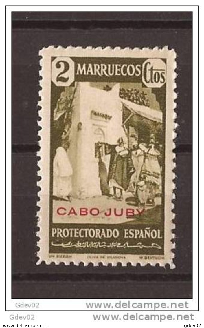 CJ117-LA866TARO.Maroc Marocco CABO JUBY.Sellos De Marruecos.1940.(Ed 117**) Sin Charnela.LUJO. - Autres & Non Classés