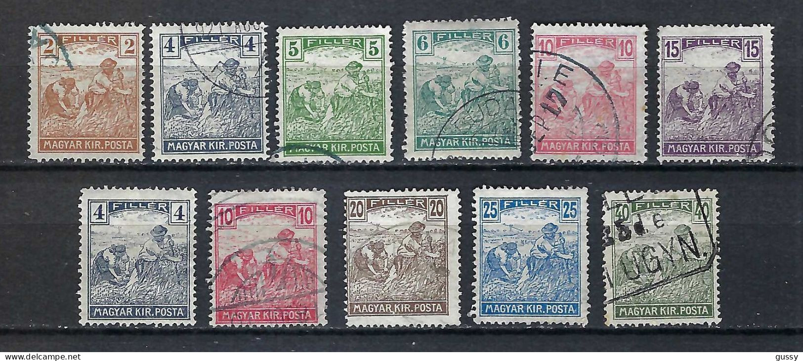 HONGRIE Ca.1916-17: Lot D' Obl. Et Neuf* - Used Stamps