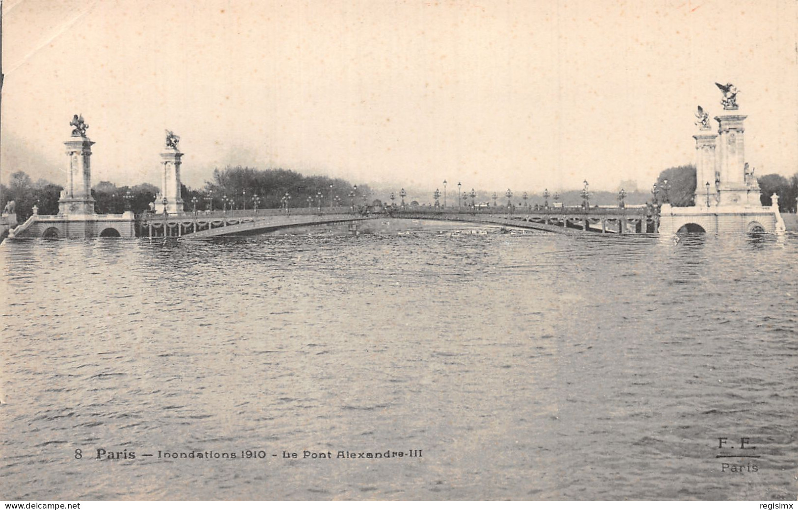 75-PARIS INONDE PONT ALEXANDRE III-N°T2253-C/0097 - Überschwemmung 1910