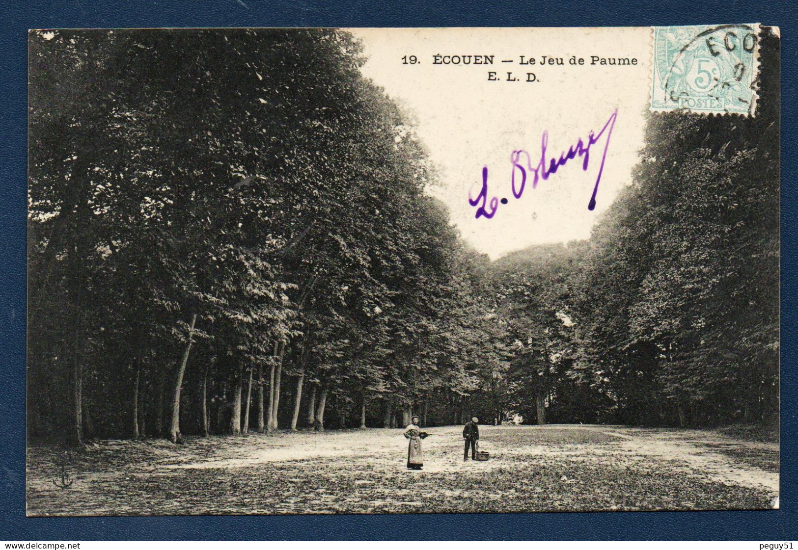 95. Ecouen. Domaine Du Château. A L'époque Napoléonienne Ce Terrain Plat était Utilisé Pour Le Jeu De Paume. 1905 - Ecouen