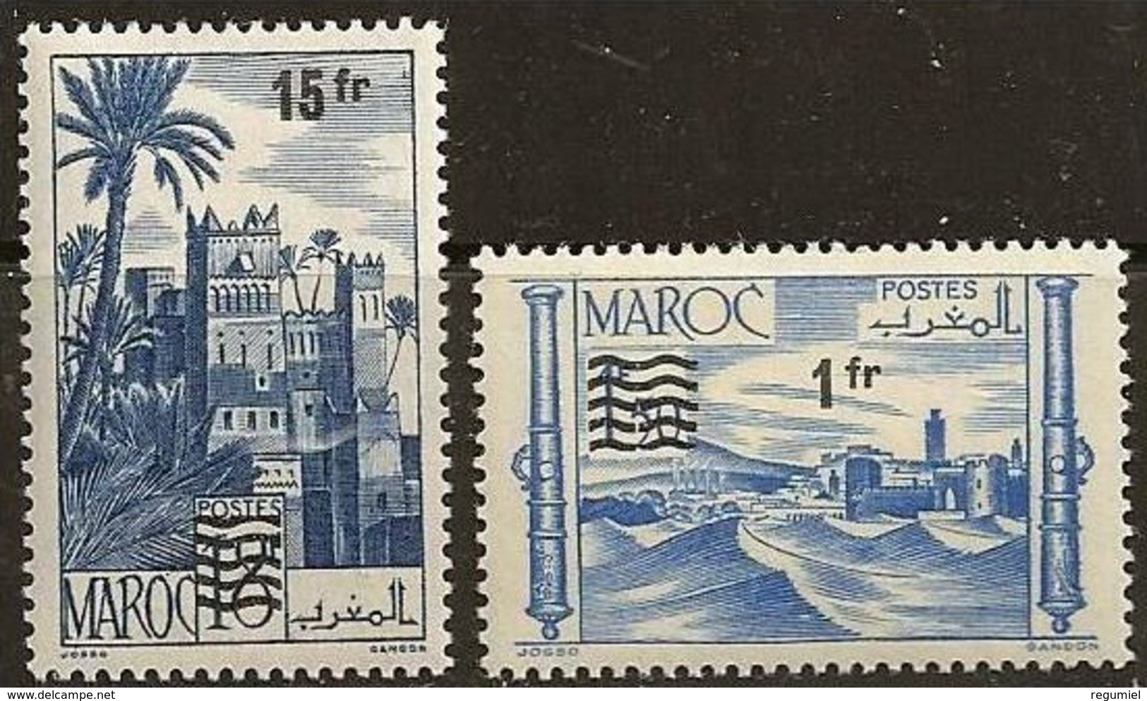 Maroc  327/328 ** MNH. 1954 - Marokko (1956-...)