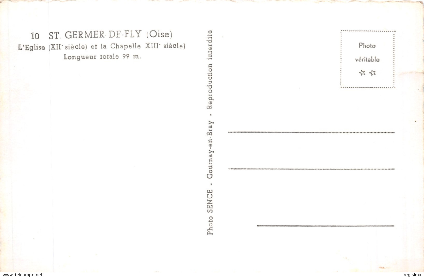 60-SAINT GERMER DE FLY-N°T2253-A/0183 - Creil