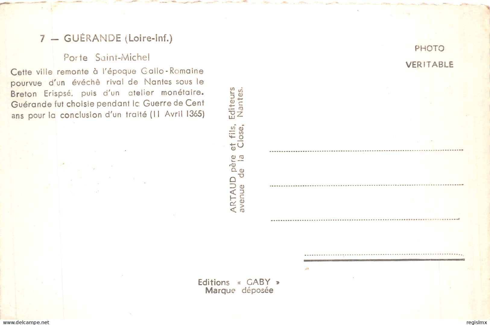 44-GUERANDE-N°T2253-A/0111 - Guérande