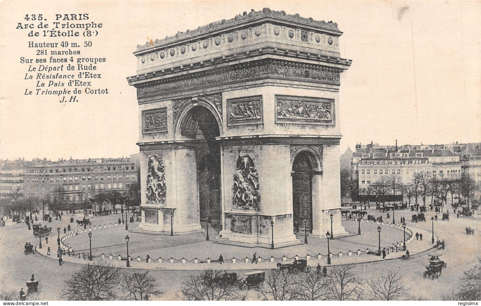 75-PARIS ARC DE TRIOMPHE-N°T2253-E/0133 - Arc De Triomphe