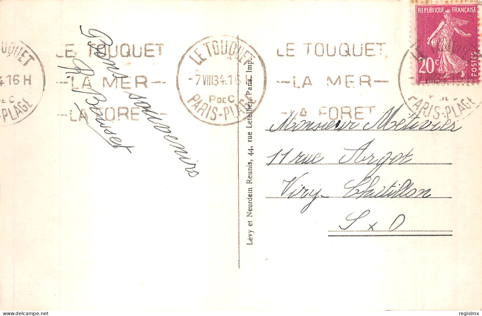 62-LE TOUQUET PARIS PLAGE-N°T2253-D/0321 - Le Touquet