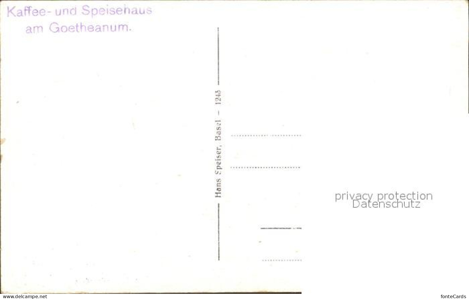 11886559 Dornach SO Goetheanum Dornach - Sonstige & Ohne Zuordnung