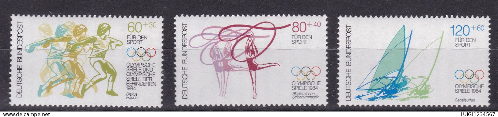GERMANIA NUOVO MNH ** DISCIPLINE OLIMPICHE - Sommer 1984: Los Angeles