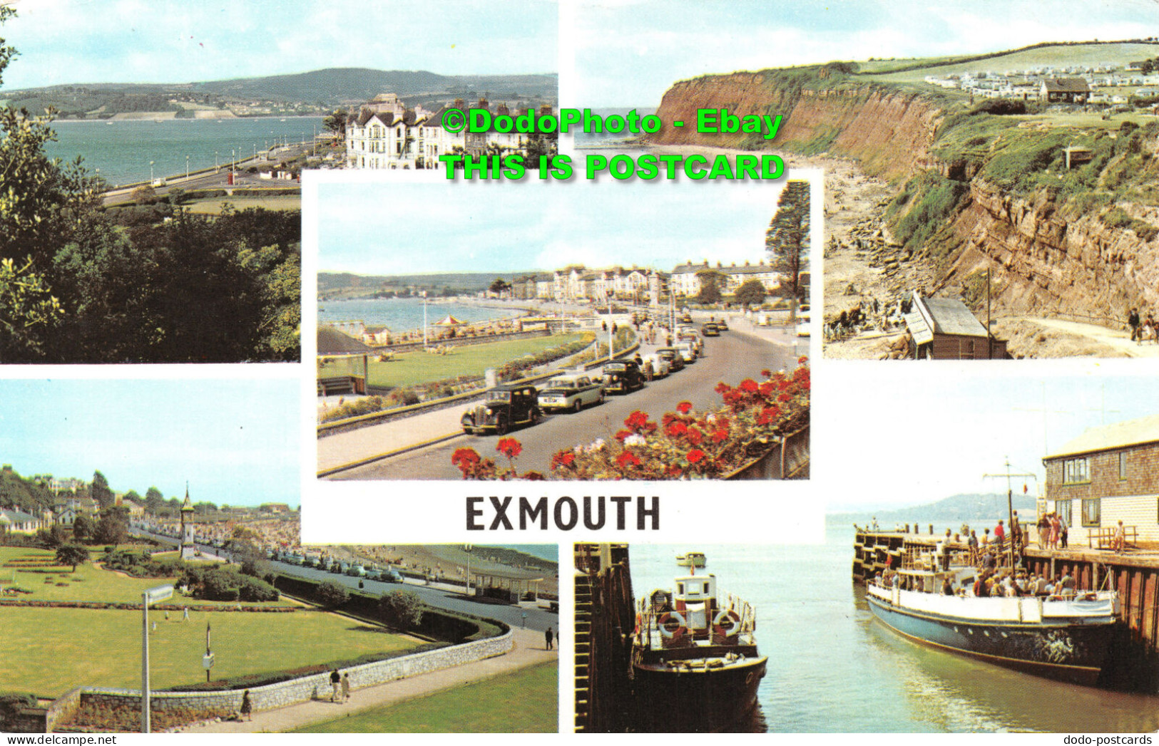 R423530 Exmouth. Sandy Bay. Esplanade. Multi View. 1966 - Monde