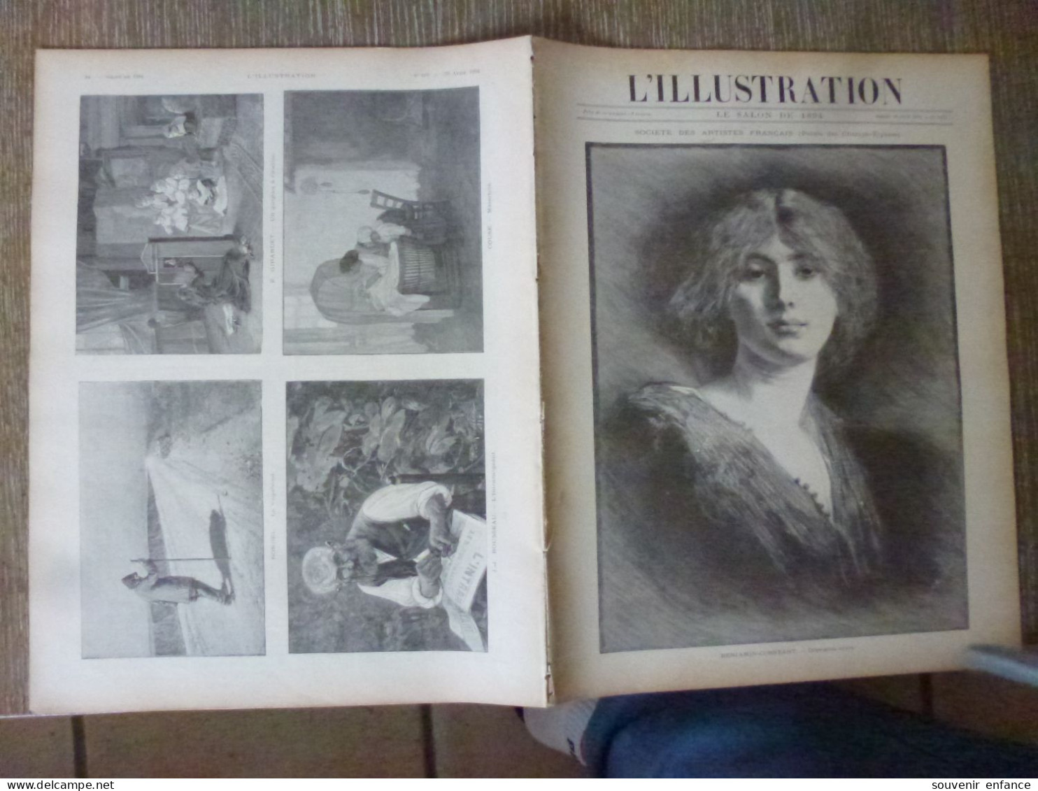 L'Illustration Avril 1894 Salon De Bonnat Renard Luminais Laurens Vuillefroy Beyle - 1850 - 1899