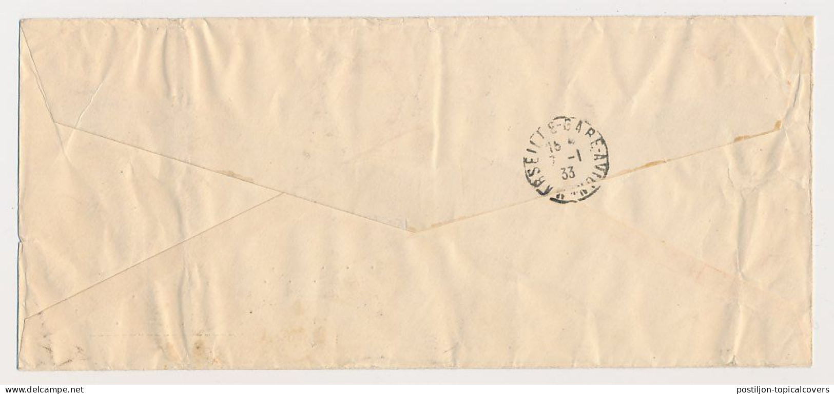 Soengei Gerong Nederlands Indie - Frankrijk 1932 - Leger Des Heils / Salvation Army - KLM Airmail - Niederländisch-Indien