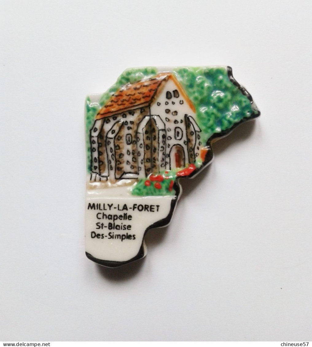 Fève  Milly La Forêt Chapelle St Blaise Des Simples Série Puzzle Essonne 2004 - Regio's