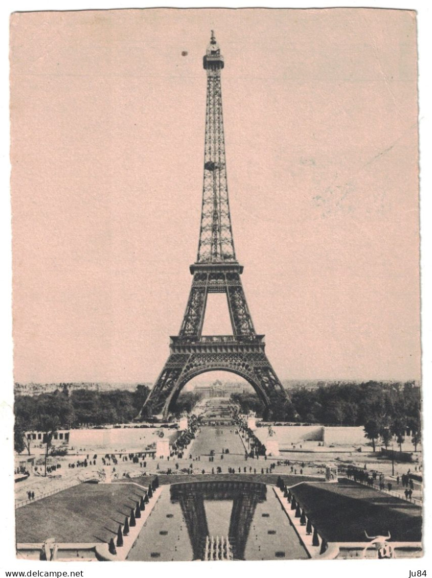 Paris - Cachet Commémoratif - Exposition Philatélique La Poste à Paris - Tour Eiffel - 25 Novembre 1942 - Cachets Commémoratifs