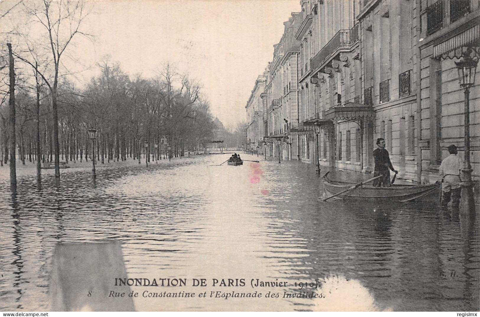 75-PARIS INONDE RUE DE CONSTANTINE-N°T2254-D/0187 - Überschwemmung 1910