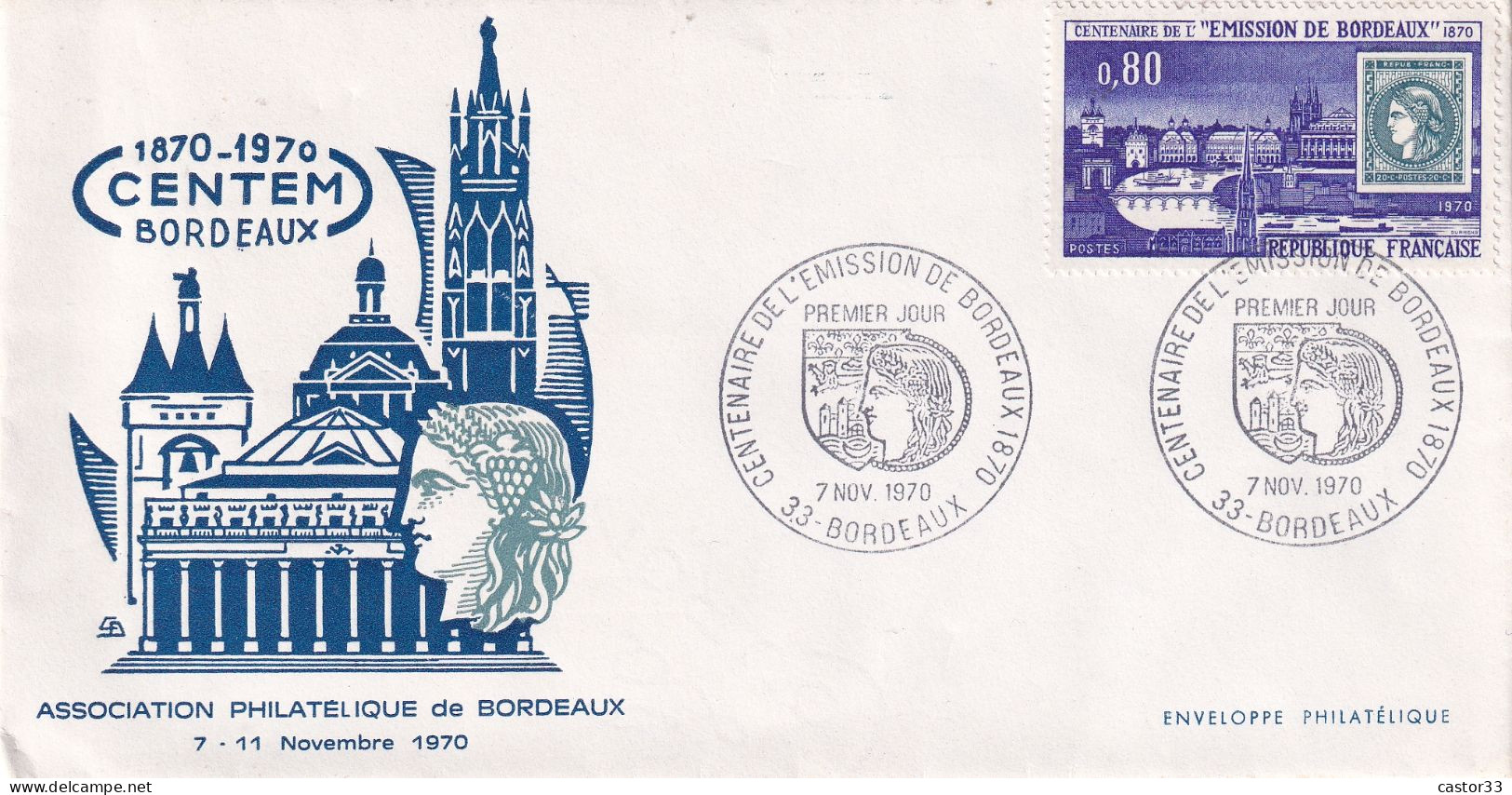 Centenaire De L'Emission De Bordeaux - Other & Unclassified