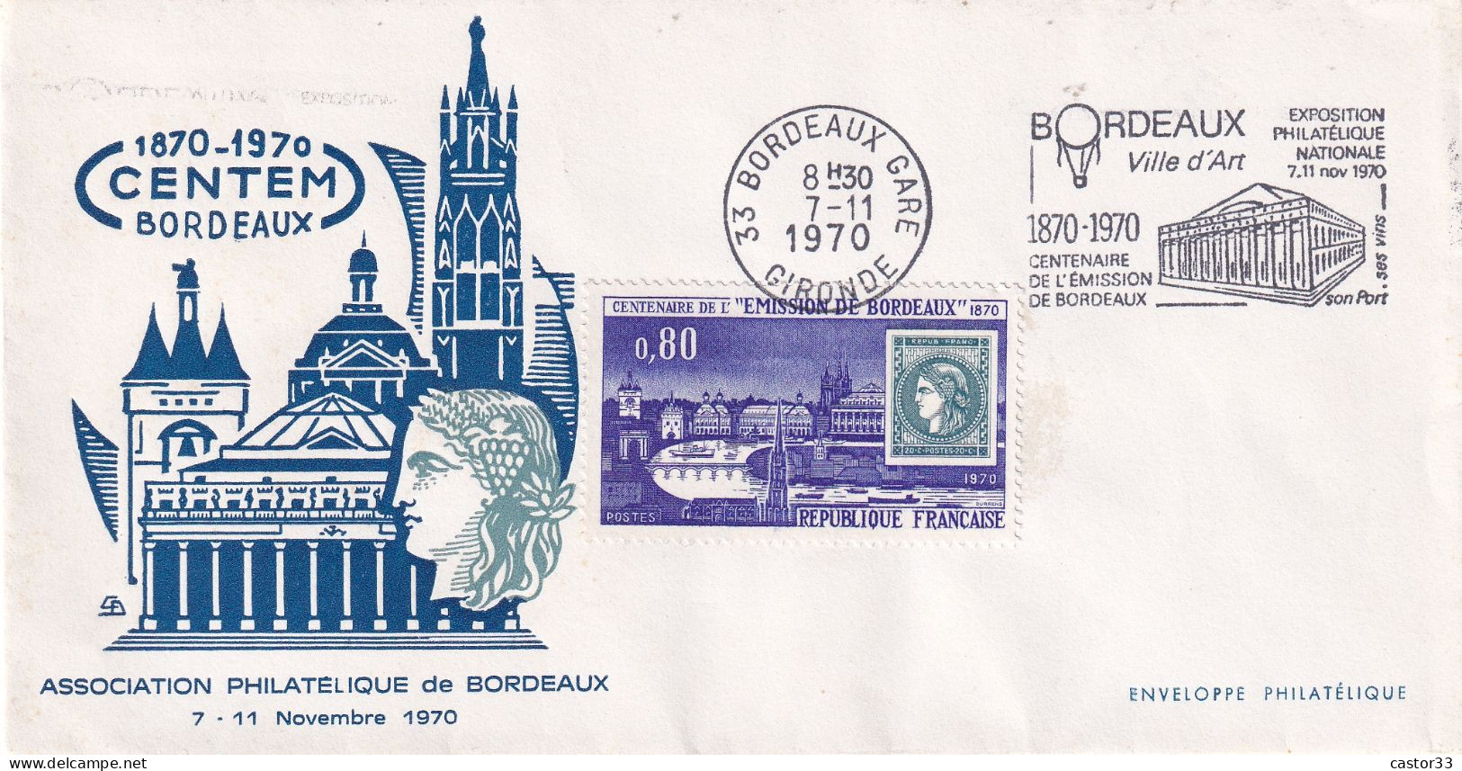 Centenaire De L'Emission De Bordeaux - Other & Unclassified