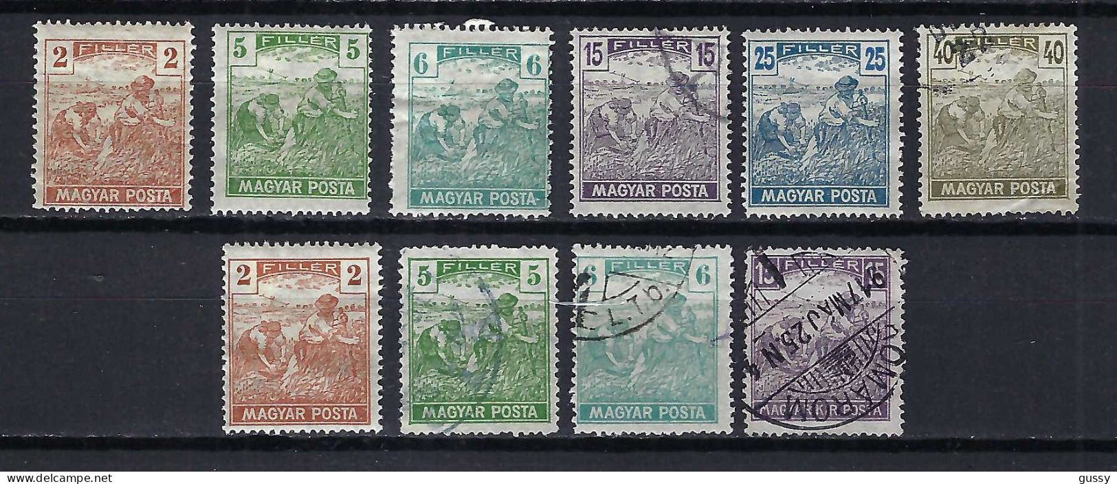 HONGRIE Ca.1916-19: Lot De Neufs* Et Obl. - Used Stamps