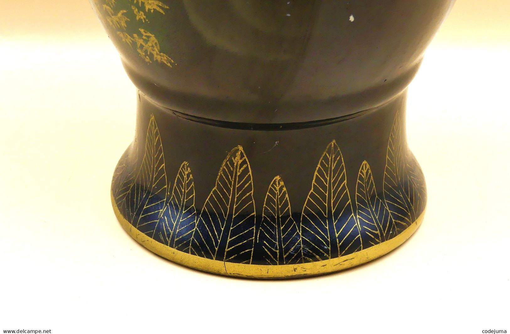 Vase - Porcelaine, Famille noire -