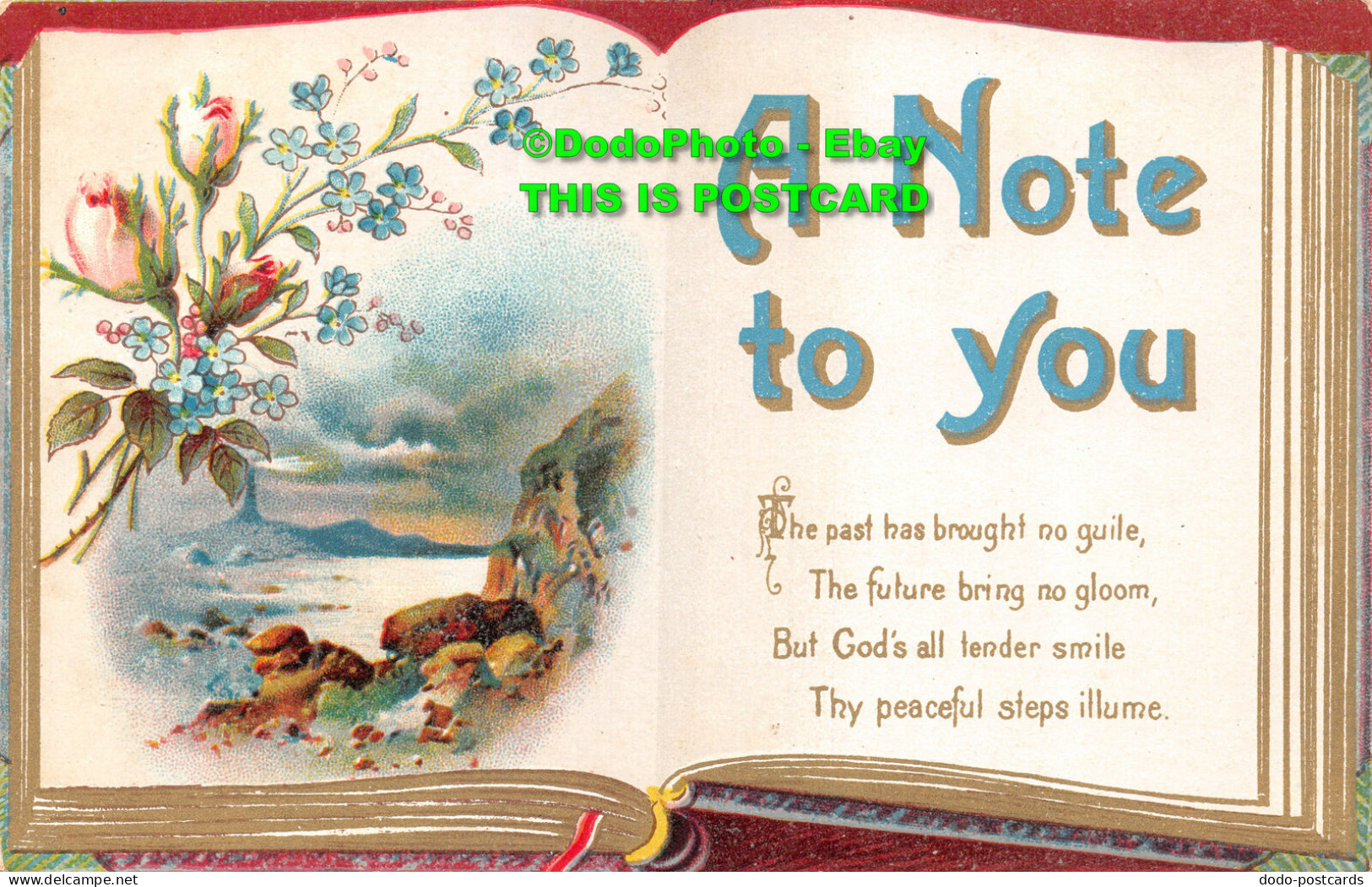 R423575 A Note To You. Book. Postcard - World