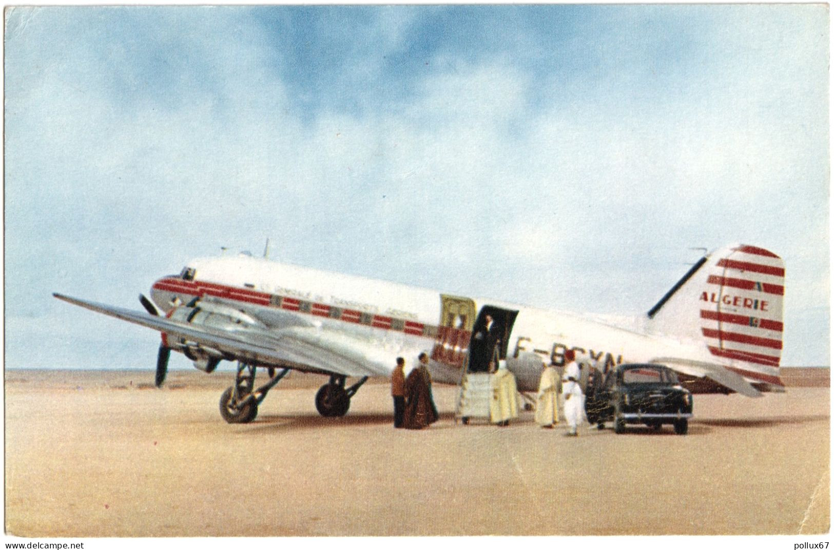 CPSM AVIATION. DOUGLAS DC 3. COMPAGNIE AIR ALGERIE - 1946-....: Ere Moderne