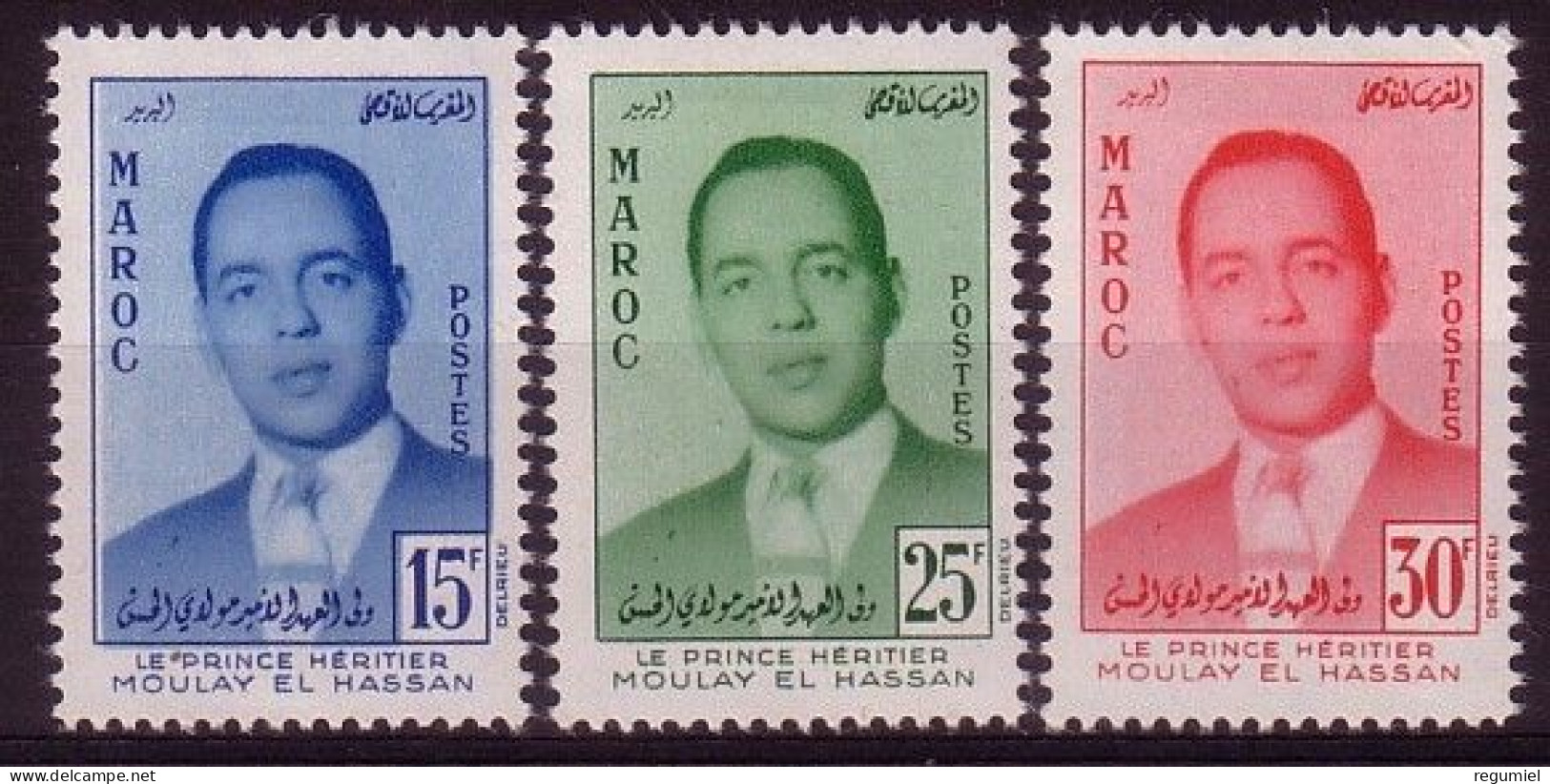Maroc  377/379 ** MNH. 1957 - Maroc (1956-...)