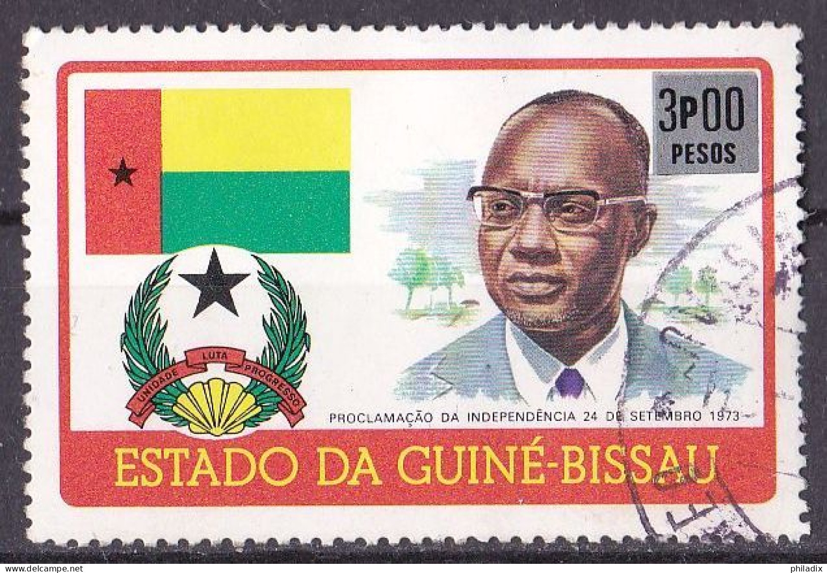 Guinea-Bissau Marke Von 1976 O/used (A5-16) - Guinée-Bissau