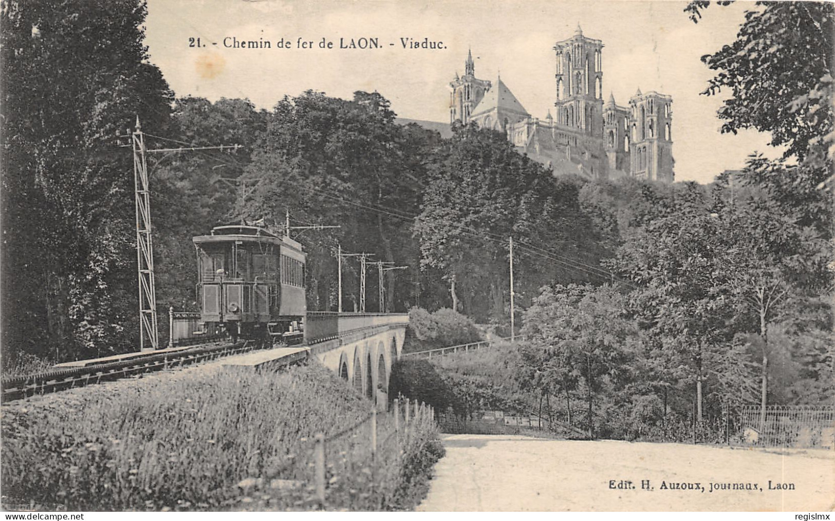 02-LAON-CHEMIN DE FER-N°T2401-A/0243 - Laon