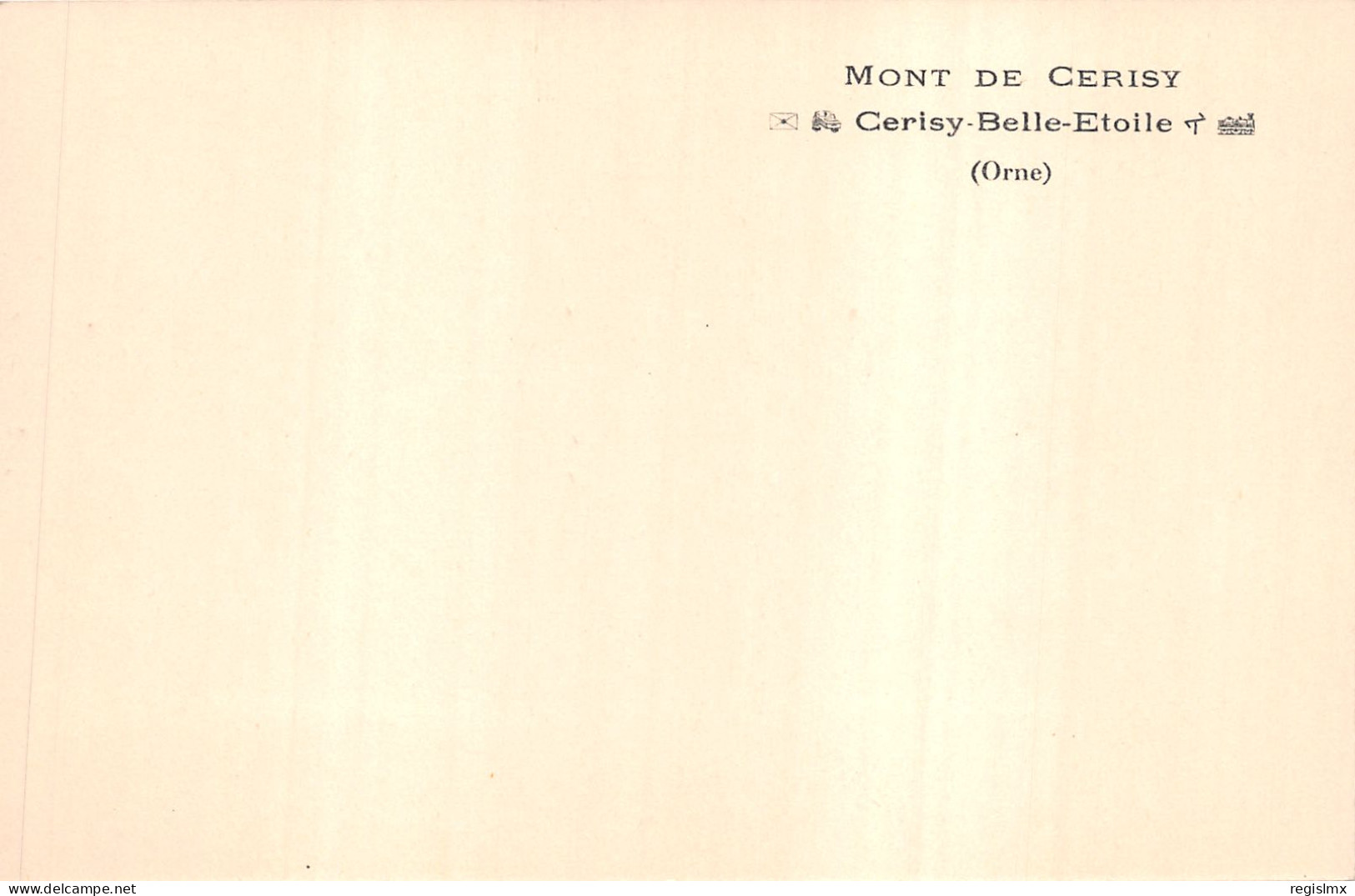 61-CERISY BELLE ETOILE-CHÂTEAU DU MONT-N°T2401-G/0105 - Sonstige & Ohne Zuordnung