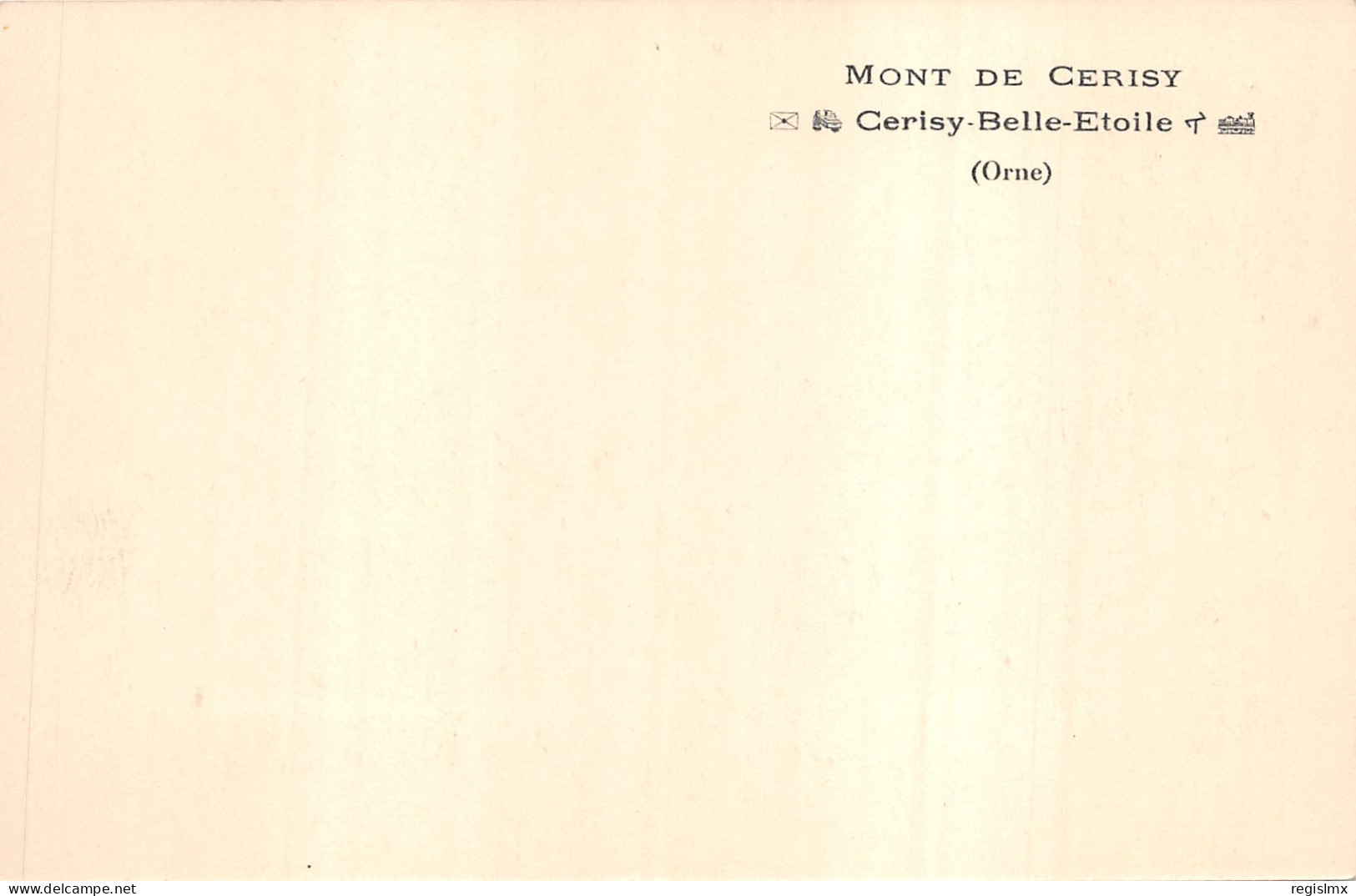 61-CERISY BELLE ETOILE-CHÂTEAU DU MONT-N°T2401-G/0107 - Other & Unclassified