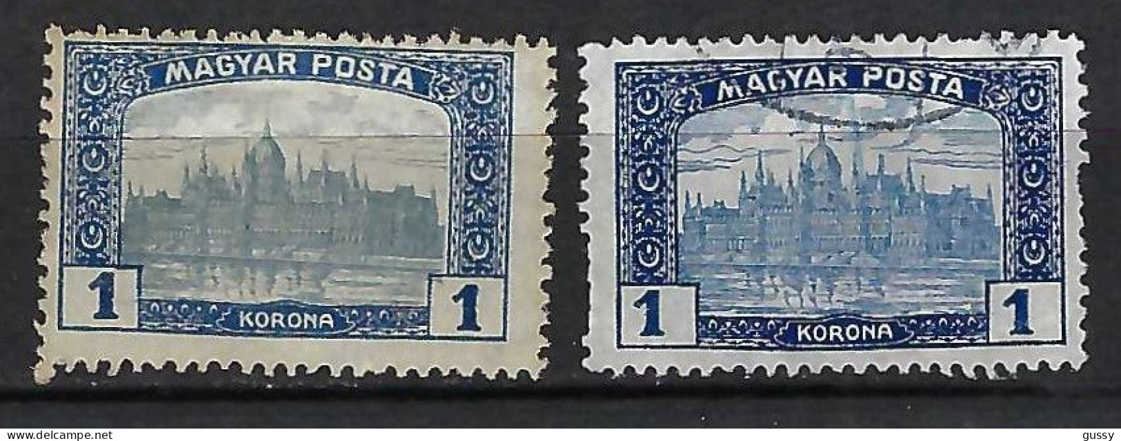 HONGRIE Ca.1916-19: Lot D' Obl., Nuances - Used Stamps