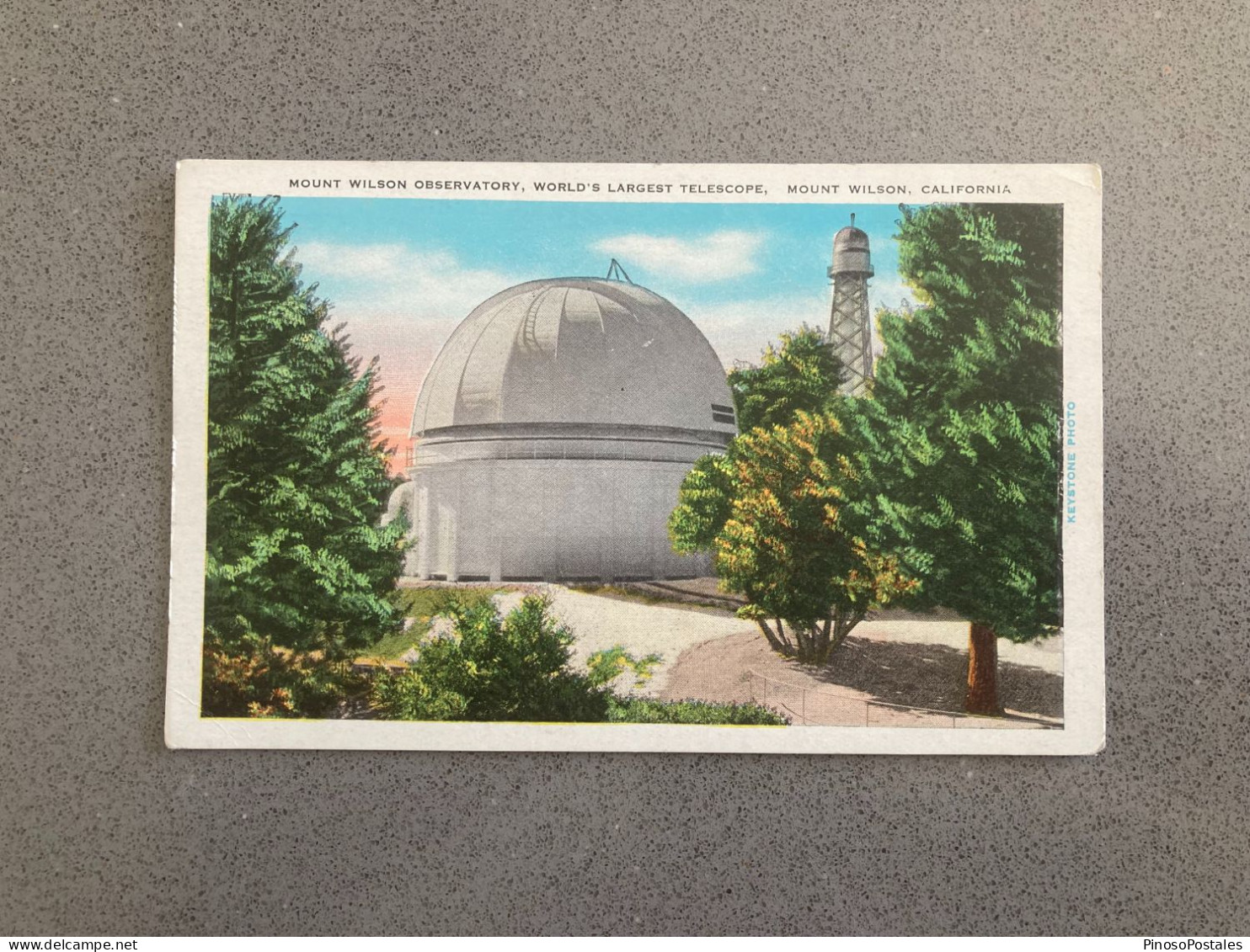 Mount Wilson Observatory, World's Largest Telescope, Mount Wilson, California Carte Postale Postcard - Other & Unclassified