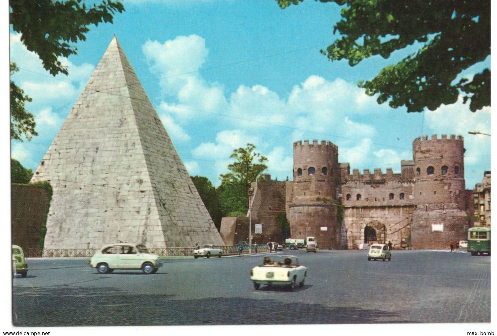 ROMA  164 PIRAMIDE CAIO CESTIO E PORTA SAN PAOLO - Autres Monuments, édifices