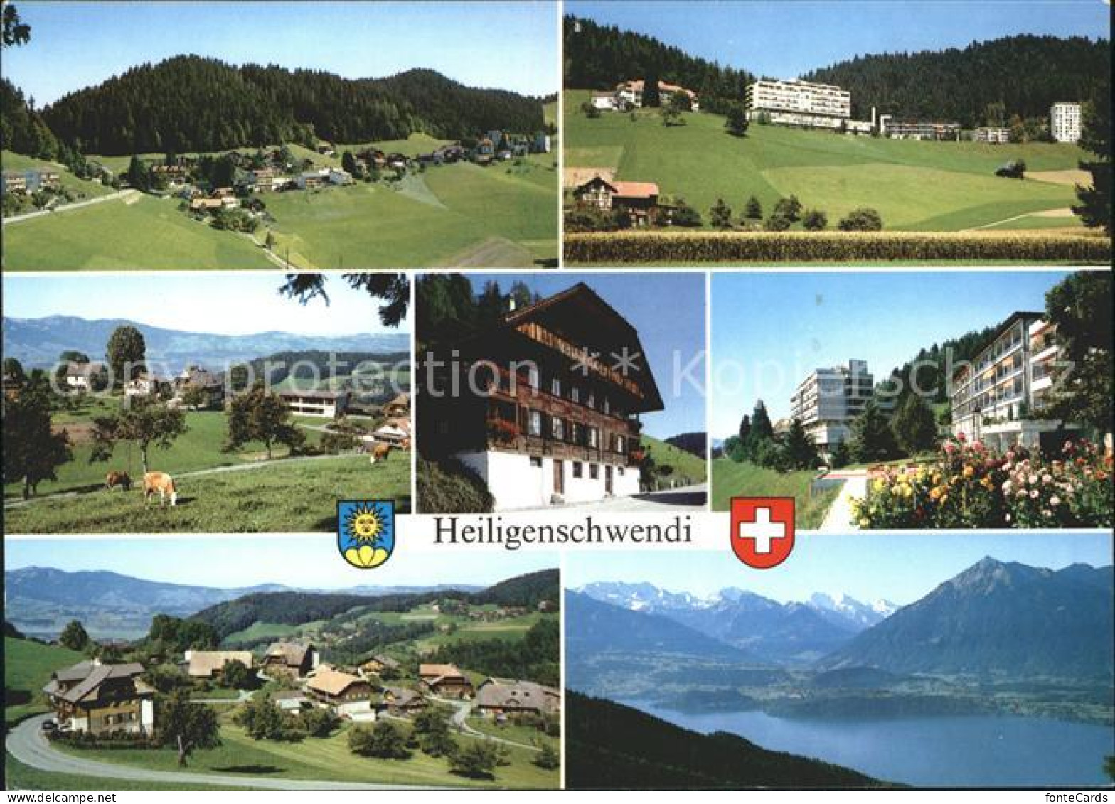 11875509 Heiligenschwendi Panorama Orts Und Teilansichten Heiligenschwendi - Sonstige & Ohne Zuordnung