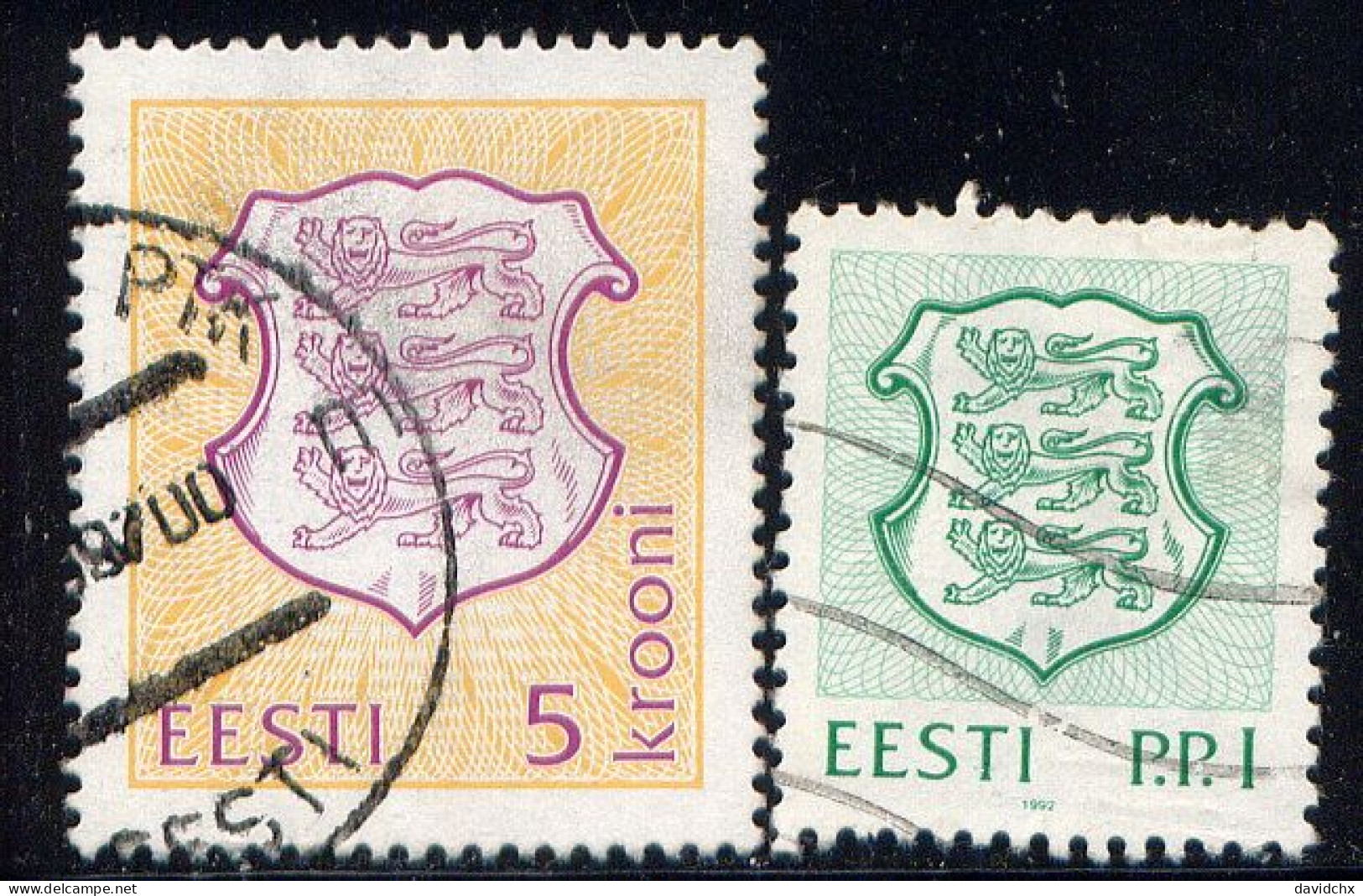ESTONIA, NO.'S 212 AND 221a - Estonie
