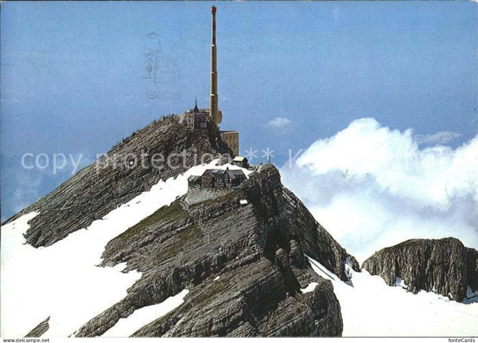 11875229 Saentis AR Mit Berggasthaus Observatorium Bergstation Saentis AR - Sonstige & Ohne Zuordnung